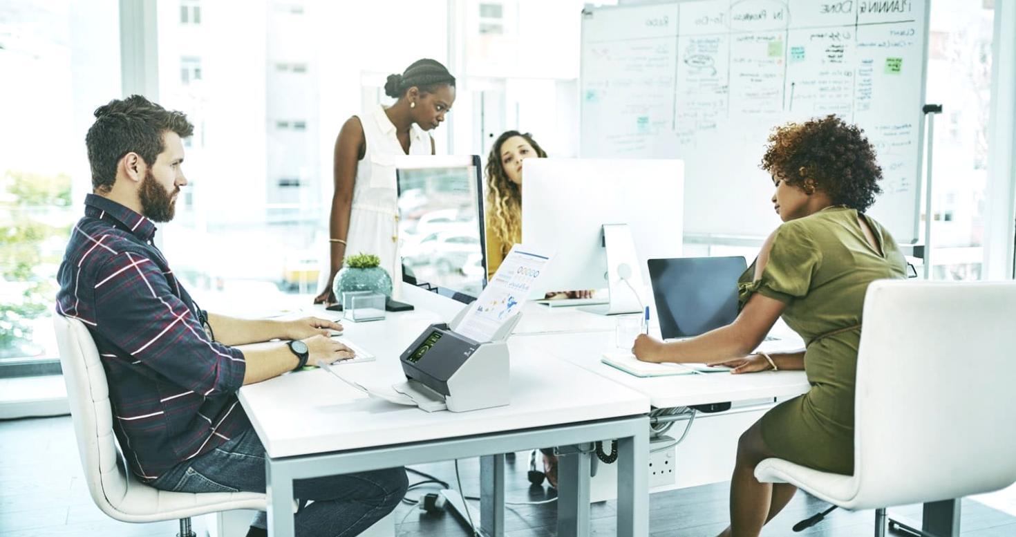 Fachexperten bei einem Präsentationstraining